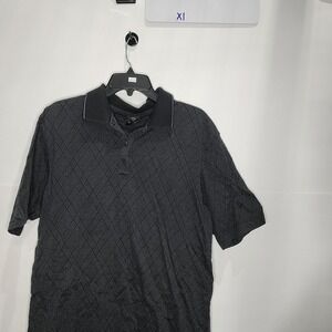 Mens Nike Golf Polo, Black/gray, size Medium‎